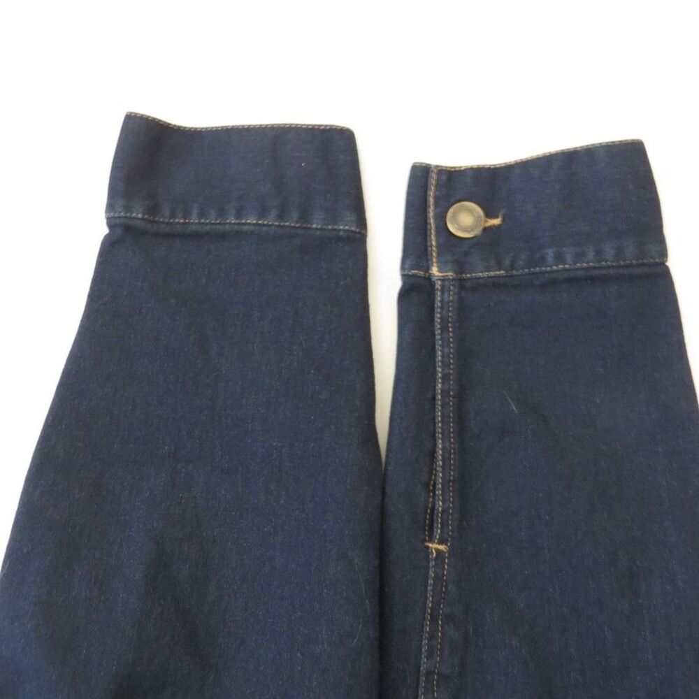 Woman Within Plus Size Long Stretch Denim Jacket Oversized Blue 18W NWOT - Picture 3 of 10
